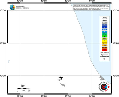 Mappa MCS - territori località