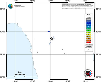 Mappa MCS - territori località