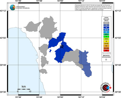 Mappa MCS - territori comuni