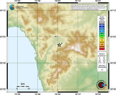 Mappa MCS - località