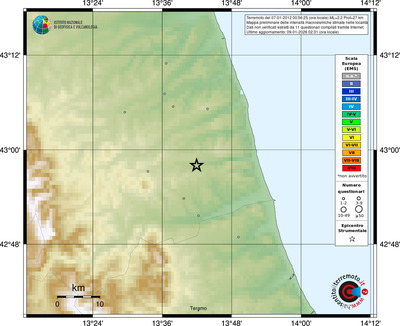 Mappa EMS - località