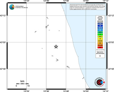Mappa MCS - territori località