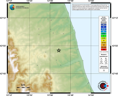 Mappa EMS - località
