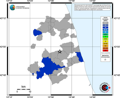 Mappa EMS - territori comuni