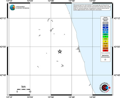 Mappa MCS - territori località