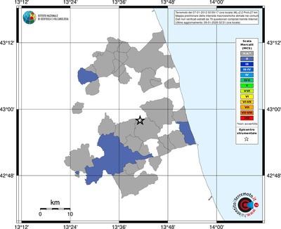 Mappa MCS - territori comuni