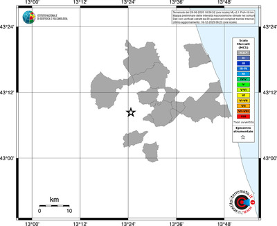 Mappa MCS - territori comuni