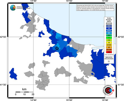 Mappa EMS - territori comuni