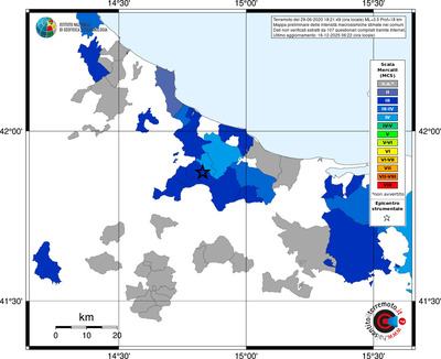 Mappa MCS - territori comuni