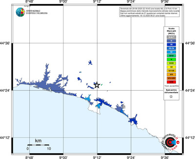 Mappa MCS - territori località
