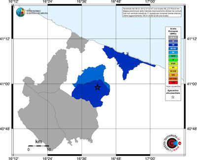 Mappa EMS - territori comuni