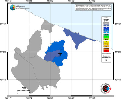 Mappa MCS - territori comuni