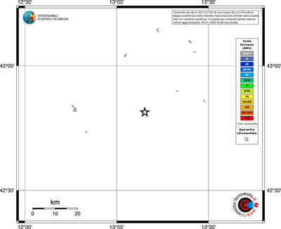 Mappa EMS - territori località