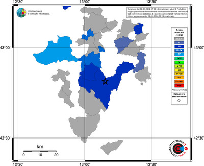 Mappa MCS - territori comuni