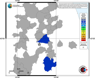 Mappa MCS - territori comuni