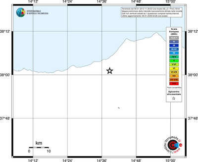 Mappa EMS - territori località