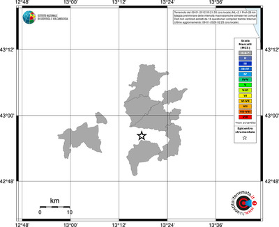 Mappa MCS - territori comuni