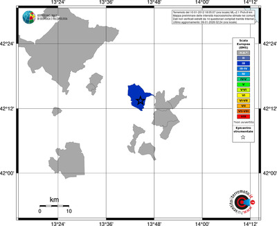 Mappa EMS - territori comuni