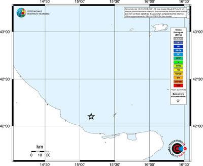 Mappa EMS - territori località