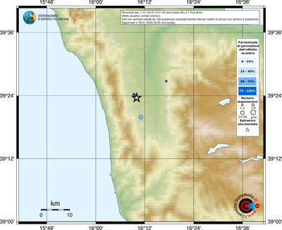 Mappa comuni con almeno 3 questionari