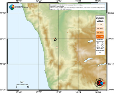 Mappa comuni con almeno 3 questionari