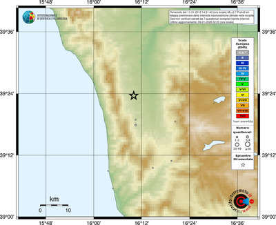 Mappa EMS - località