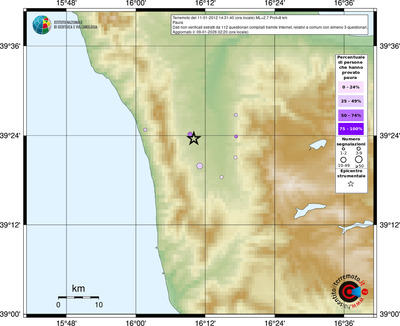 Mappa comuni con almeno 3 questionari
