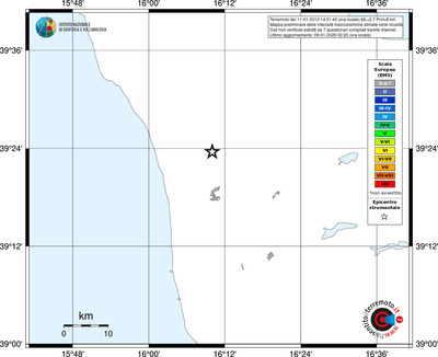 Mappa EMS - territori località