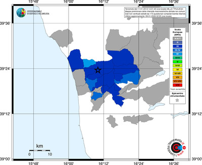 Mappa EMS - territori comuni