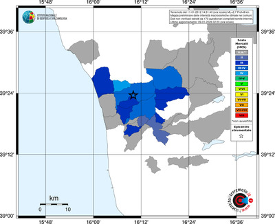 Mappa MCS - territori comuni