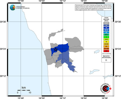 Mappa MCS - territori comuni