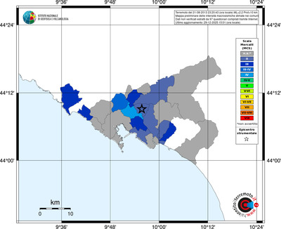 Mappa MCS - territori comuni