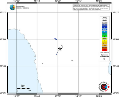 Mappa MCS - territori località