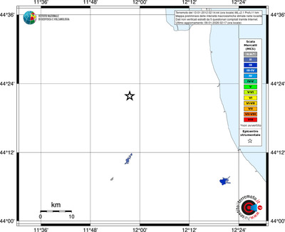 Mappa MCS - territori località