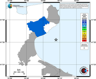 Mappa EMS - territori comuni