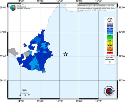 Mappa EMS - territori comuni