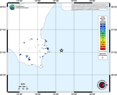 Mappa MCS - territori località