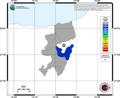 Mappa EMS - territori comuni