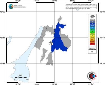 Mappa EMS - territori comuni