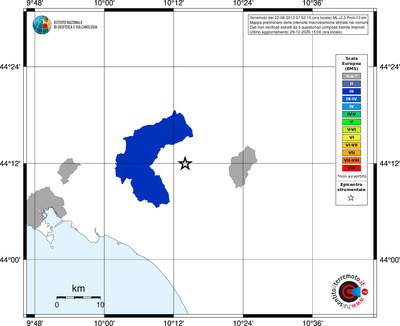 Mappa EMS - territori comuni