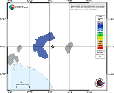 Mappa MCS - territori comuni