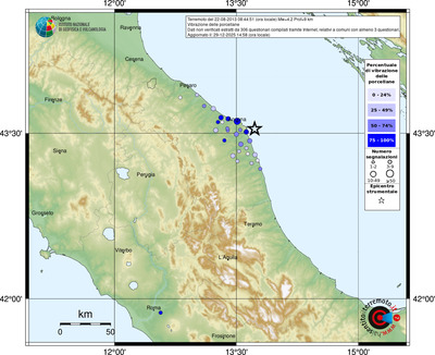 Mappa comuni con almeno 3 questionari