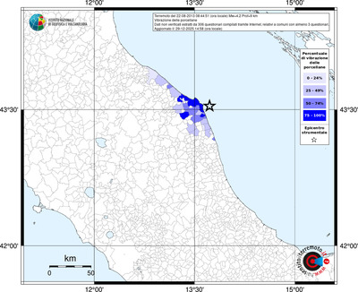 Mappa territorio comunale con almeno 3 questionari