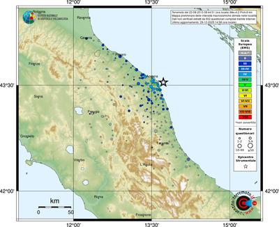 Mappa EMS - località