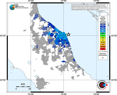 Mappa MCS - territori comuni