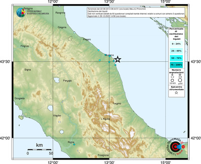 Mappa comuni con almeno 3 questionari