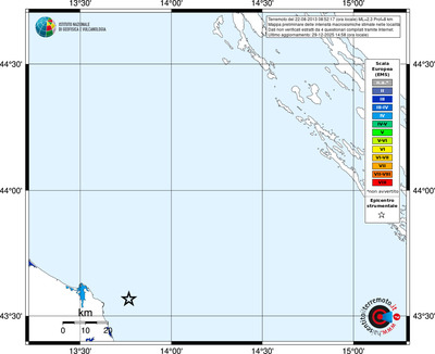 Mappa EMS - territori località