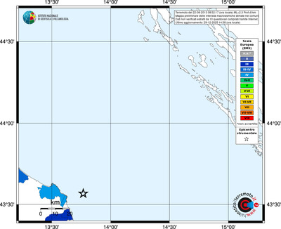 Mappa EMS - territori comuni