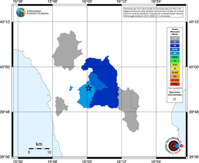 Mappa MCS - territori comuni