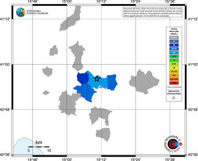 Mappa MCS - territori comuni